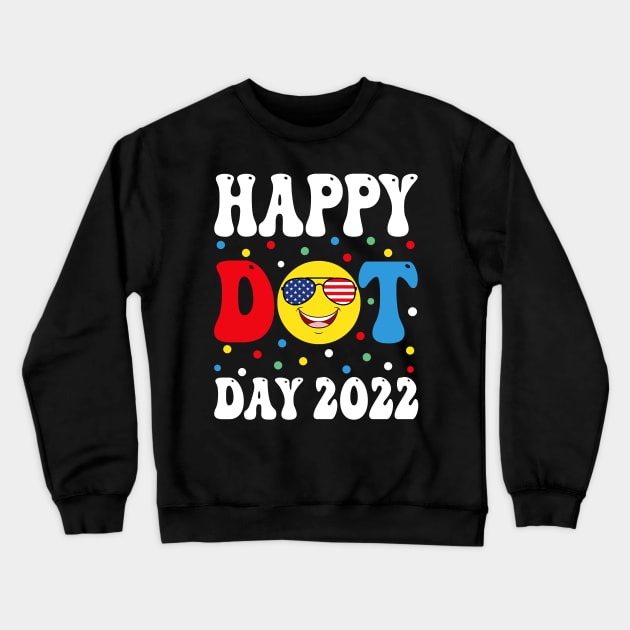 Happy Dot Day 2022 International dot day Kids Crewneck Sweatshirt by patelmillie51